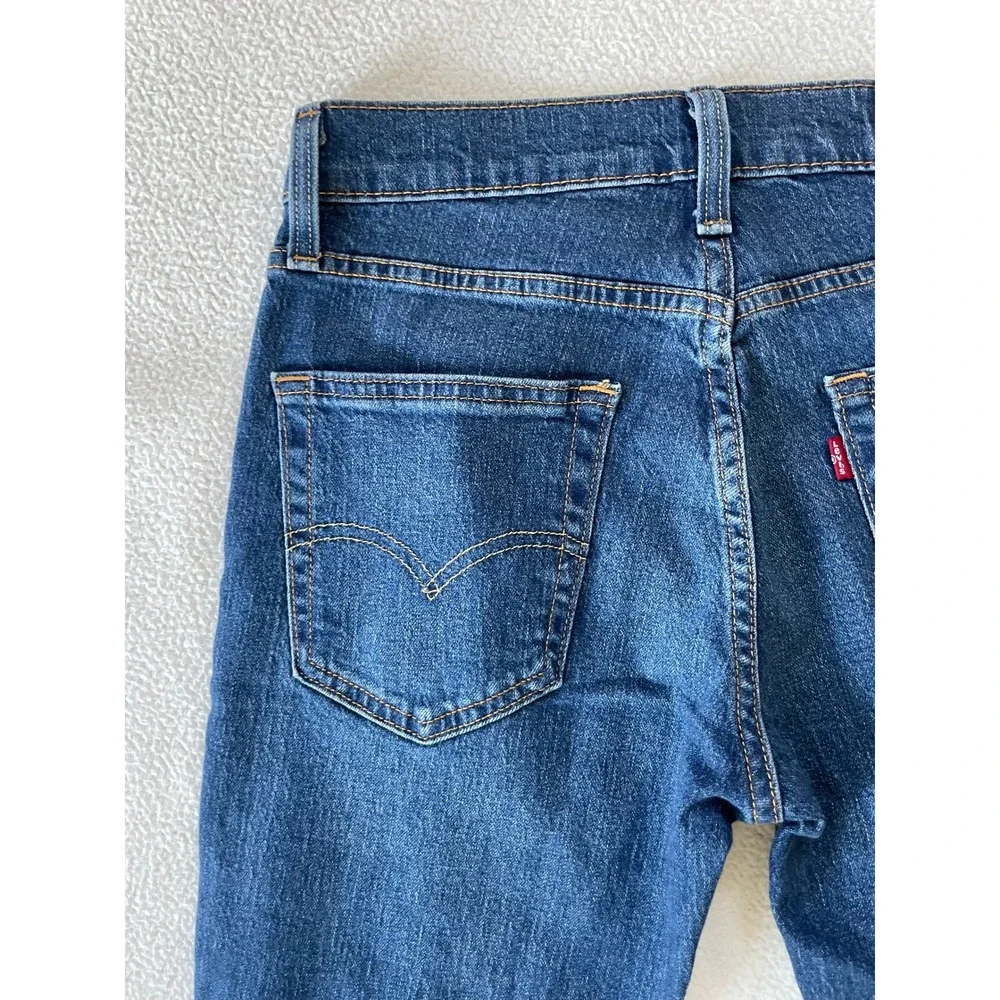 Levi's Mens 30x32 511 Slim Fit Jeans Blue Stretch Denim 045116363
